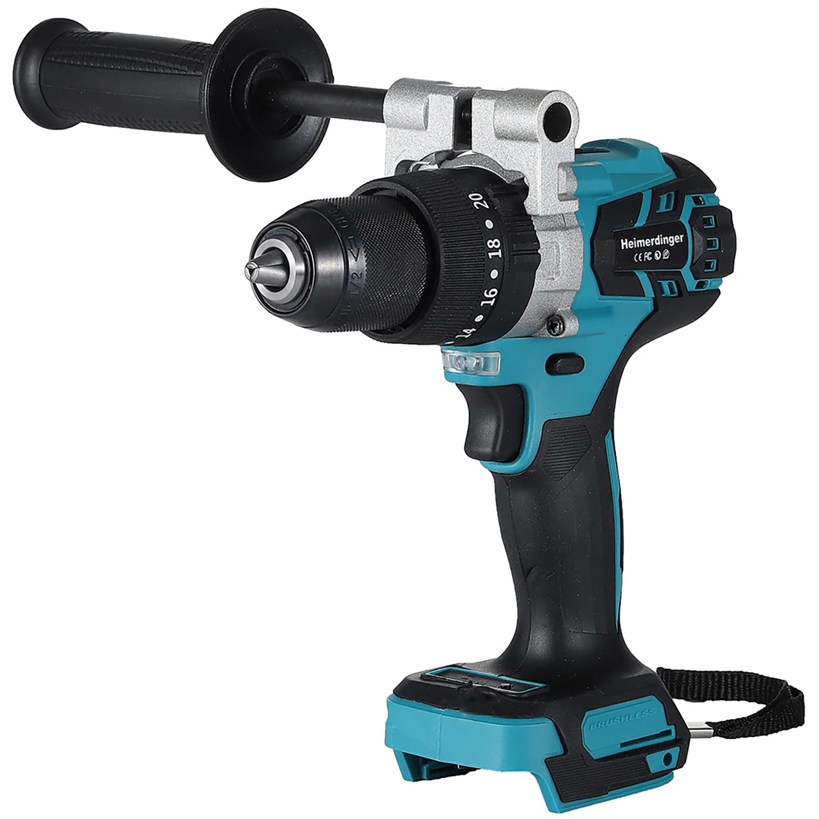 Brushless Cordless Impact Hammer Drill - 1/2 Inch 150N.m