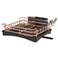 BRIAN & DANY Aluminum Dish Drying Rack | Rust-Free Drainer with 360° Spout