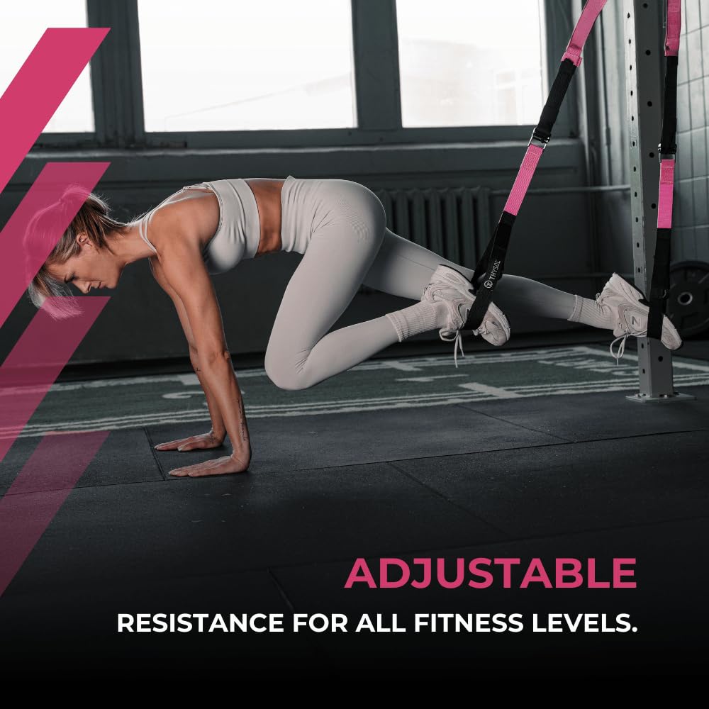 THYSOL Suspension Trainer Pro Xtreme - Full Body Sling Trainer Set