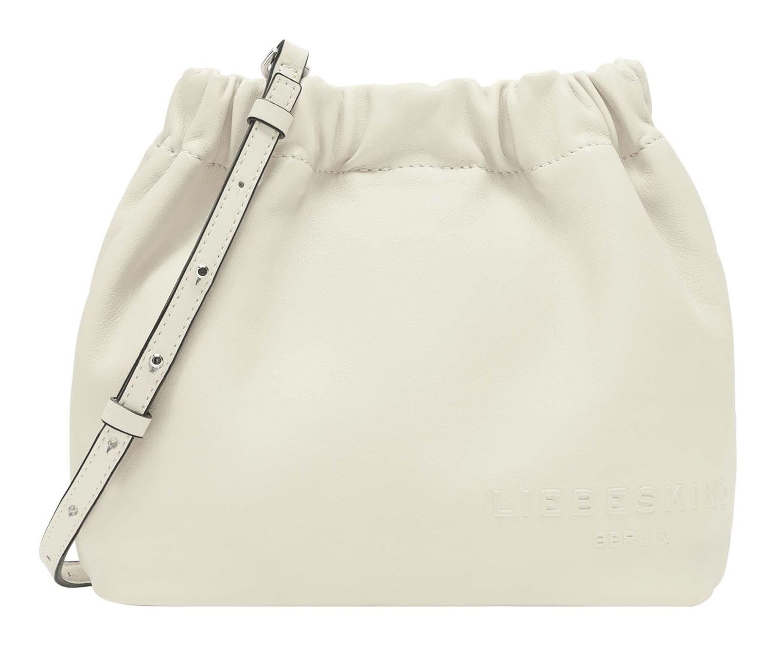 Liebeskind Berlin Hobo S Cloud Sheep Leather Handbag – Milk White