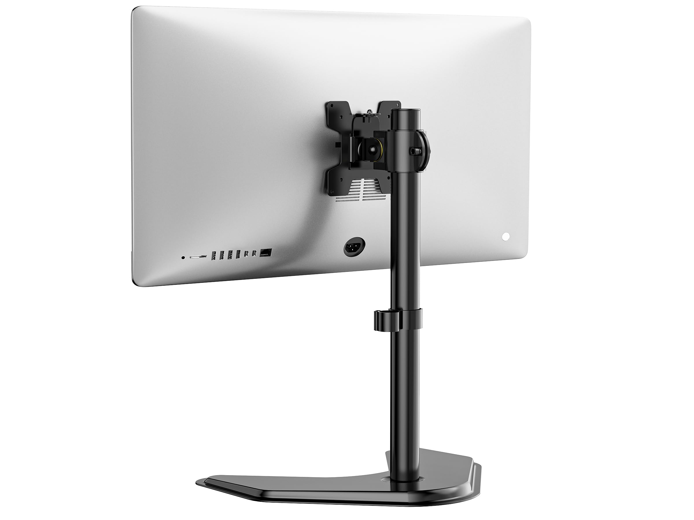 WALI Single Monitor Stand | Adjustable VESA Mount for 13-32" Screens