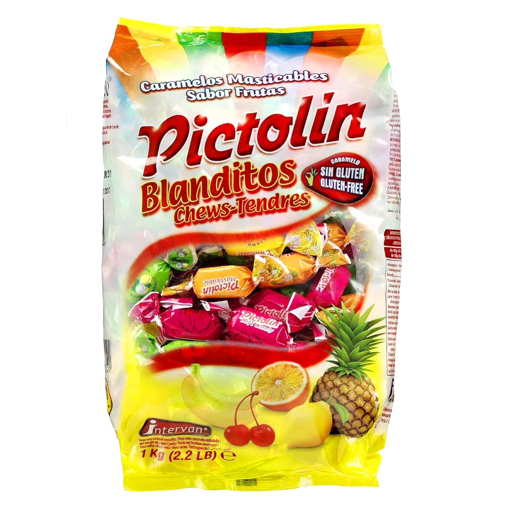 Pictolín Caramelos de Frutas Masticables - Bolsa de 1 kg | Jolof Store