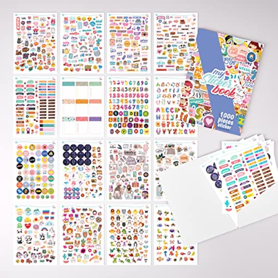 Planner Sticker Set - 2500+ Pcs Journaling & Calendar Sheets