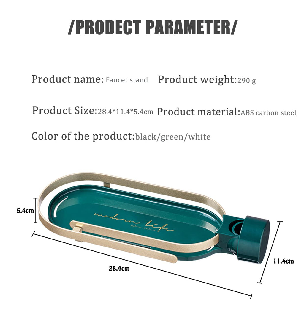 TSWP Shower Stand, Acrylic, Dark Green - image 5