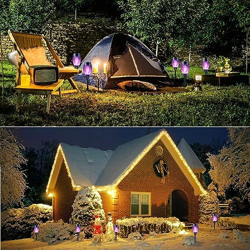 Solar Flame Lights – 12 Pack Waterproof Outdoor Garden Torches
