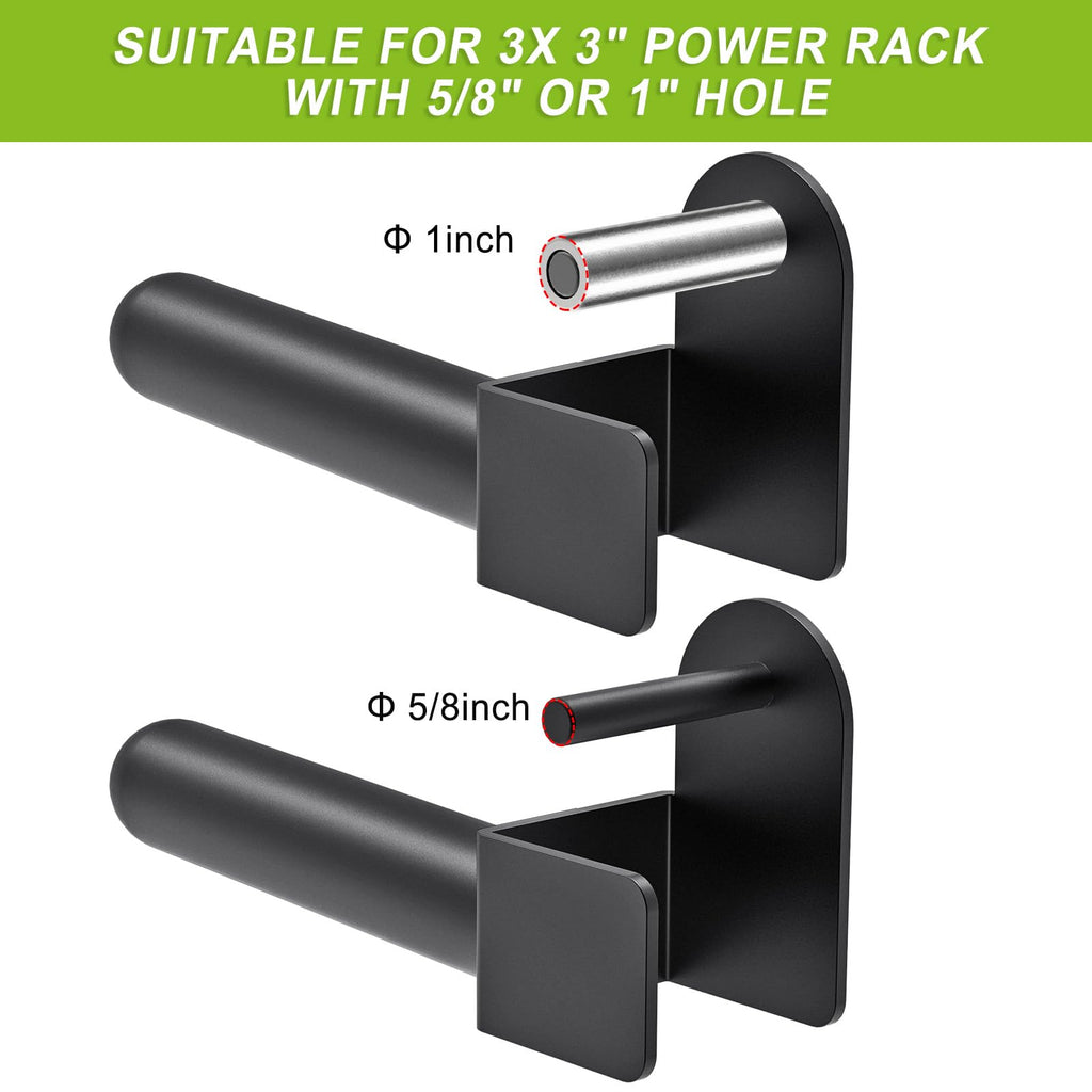 Kipika Olympic Weight Plate Holder for 3x3 Power Racks - Steel Set of 2