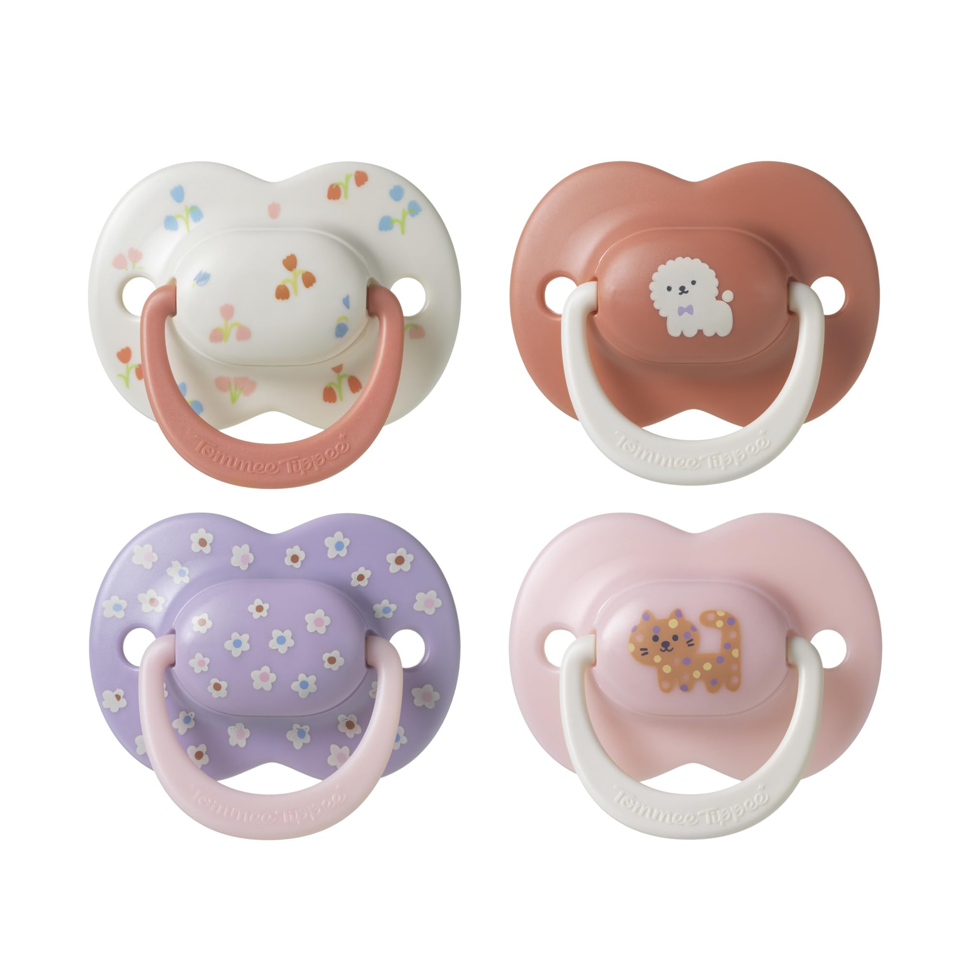 Tommee Tippee Ultimate Fit Orthodontic Soothers, 6-18m, 4 Pack