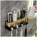 Wall Mounted Toothbrush Holder | Rustproof Aluminum Rack
