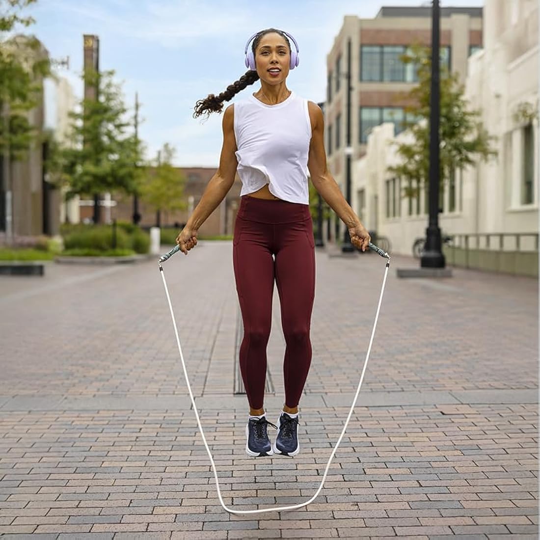 Crossrope Get Lean Weighted Jump Rope Set – 4oz & 8oz Skipping Ropes