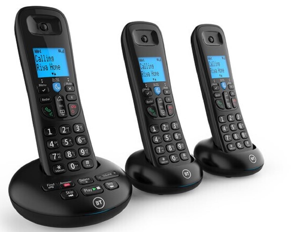 BT 3570 Cordless Home Phone | Trio Handset with Call Blocking