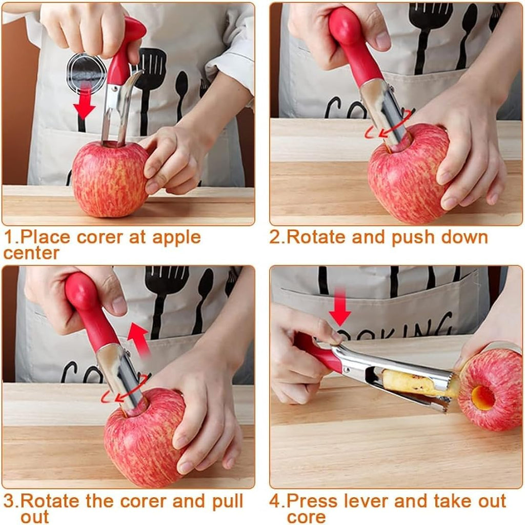 AIHANCH Electric Potato Peeler - Automatic Fruit Peeler with 3 Blades