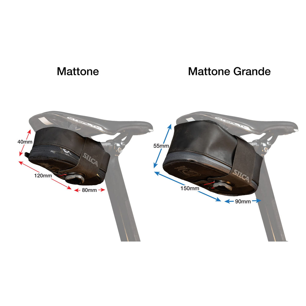 Silca Mattone Bike Saddle Bag – Waterproof Tool Pouch with BOA Closure