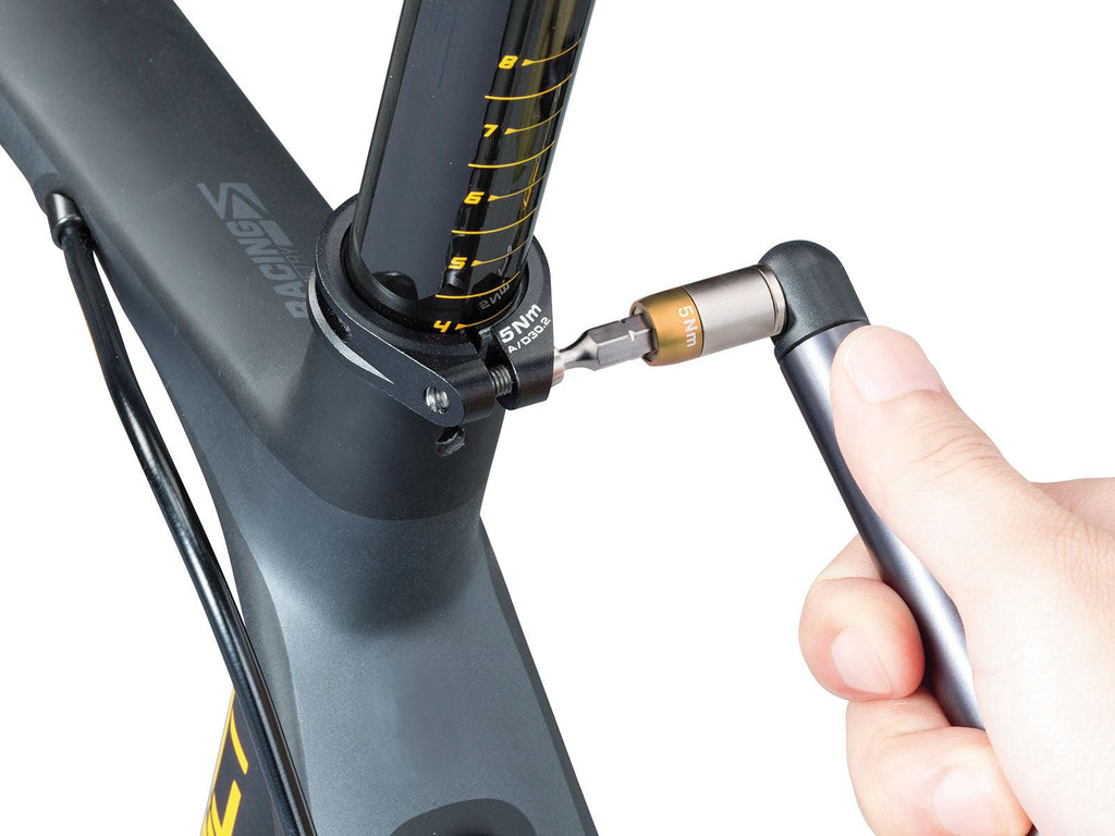 Topeak Nano Torqbar DX Torque Wrench Set - 4/5/6Nm with Allen & Torx Bits