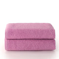 Top Towels Plus 100% Cotton Hand Towels - 50x100cm - Mauve (2 Pack)