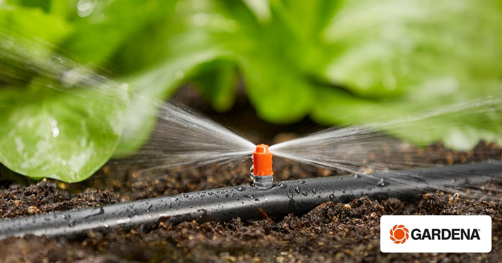 GARDENA Micro-Drip-System Starter Set M – Water-Saving Irrigation Kit