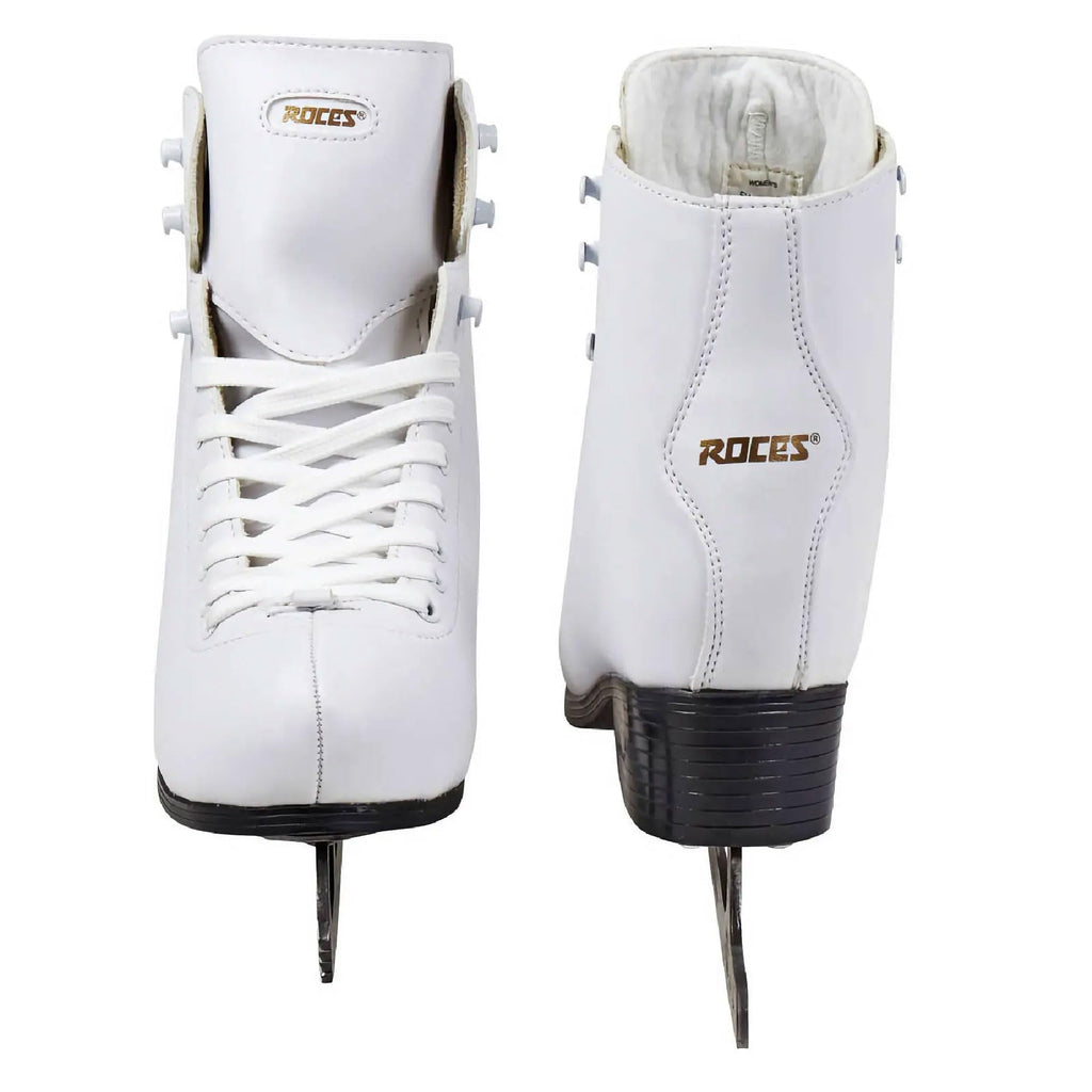 Roces Paradise Women's Figure Skates – White Reinforced Nylon, Size 7W