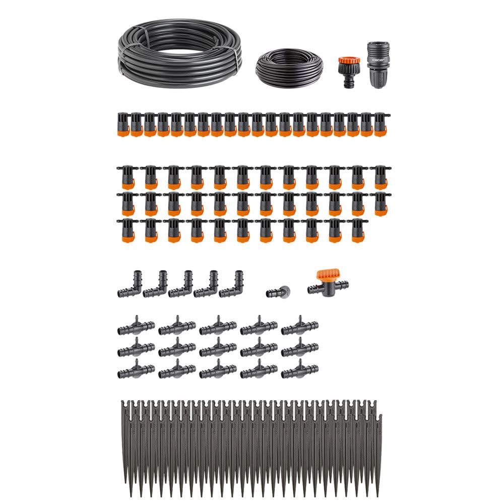 Claber Kit 50 Terrace Drip Irrigation System - Automatic Watering Set