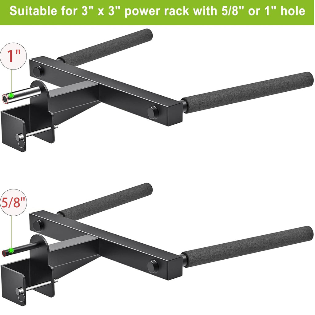Kipika Y-Shaped Dip Bar Attachment for 2x2 and 3x3 Power Racks