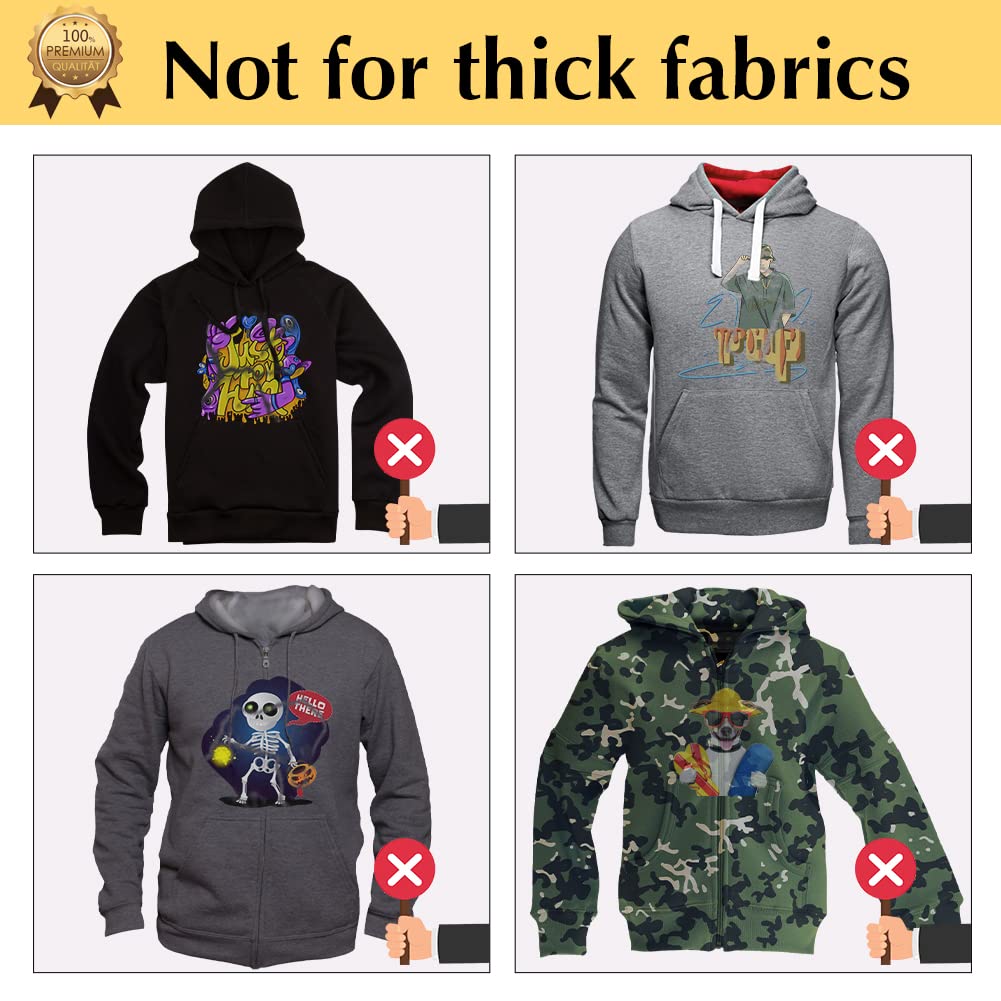 TransOurDream Inkjet Iron On Heat Transfer Paper for Dark Fabrics - 100 Sheets