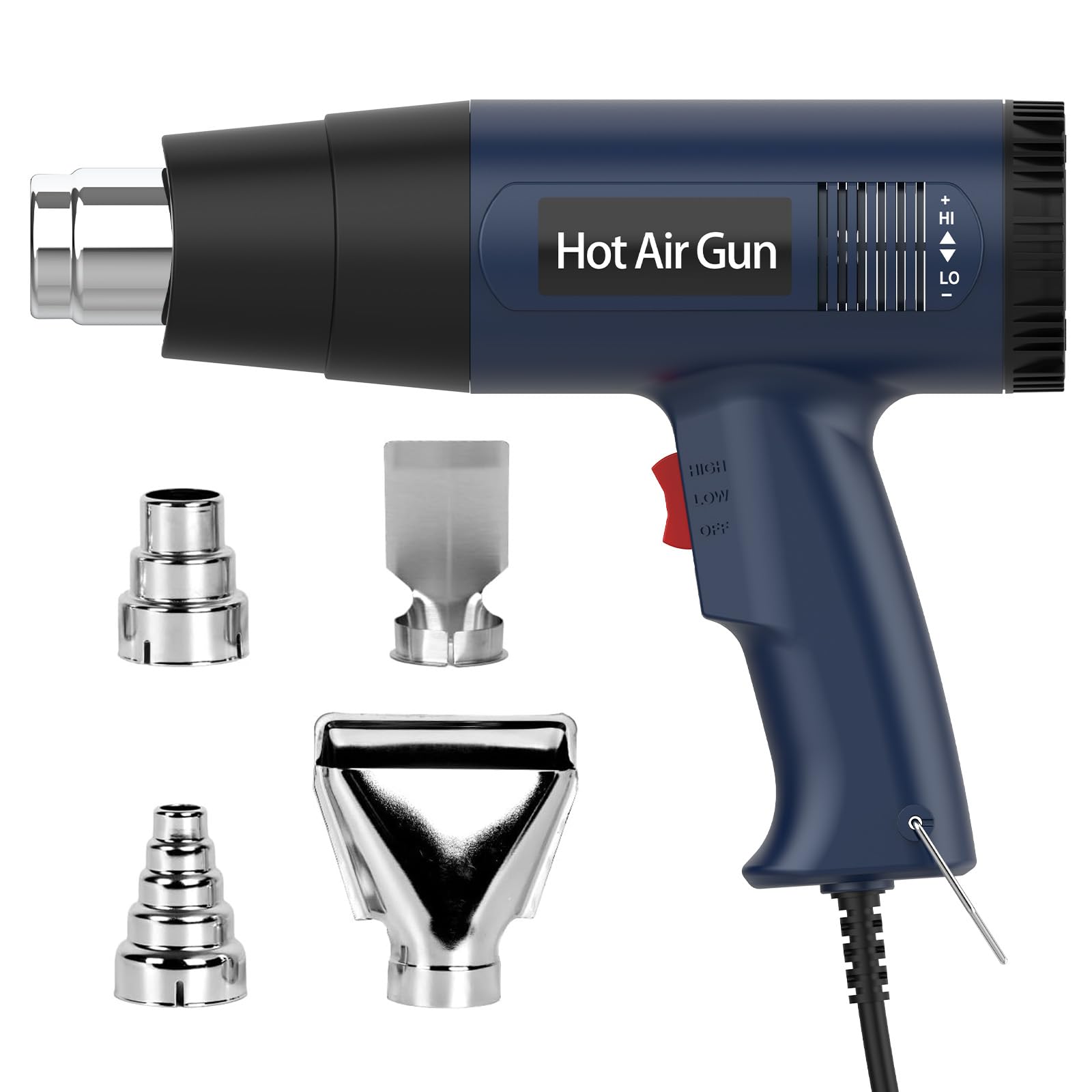 AHDXKUE 2000W Heat Gun Kit | Dual Temp 60-600°C with 4 Nozzles