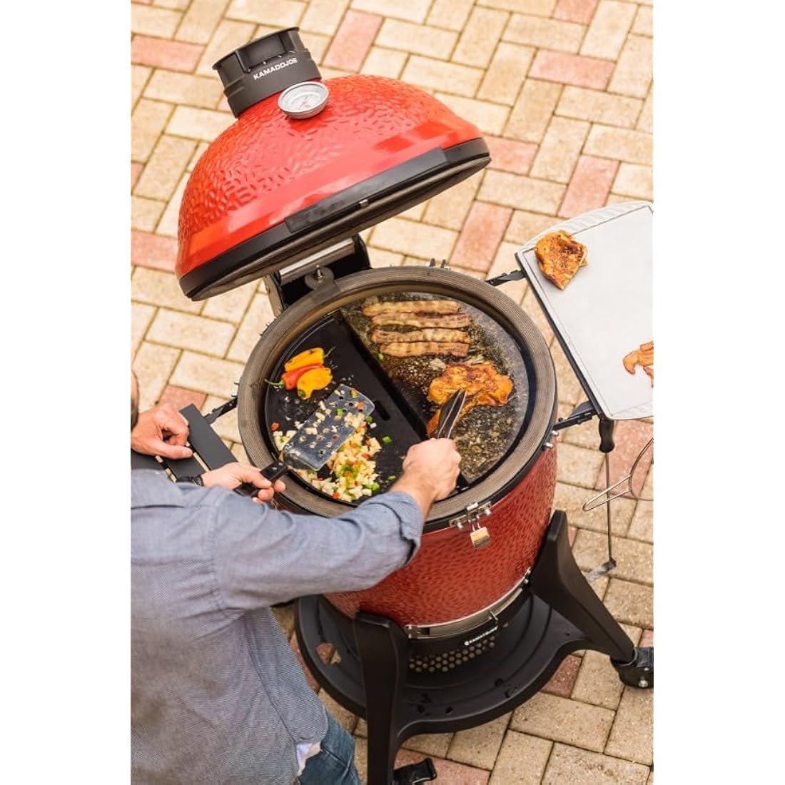 Kamado Joe Big Joe Soapstone Cooking Surface – Non-Stick Grill Stone