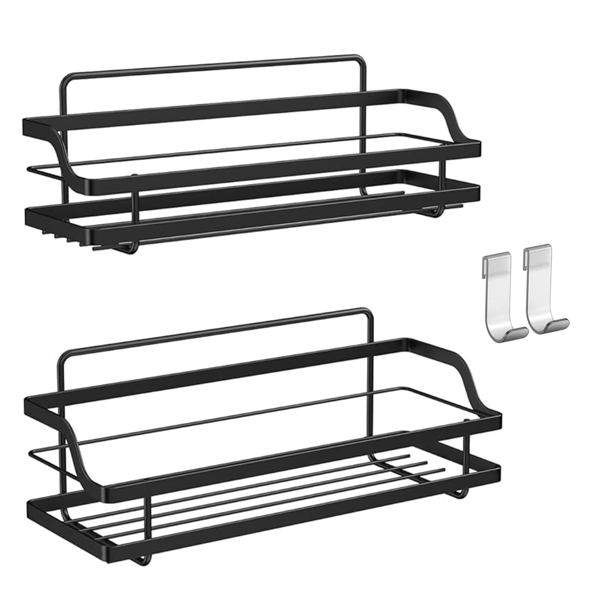 ALOCEO Shower Caddy 2-Pack | Rustproof Stainless Steel Bathroom Organizer