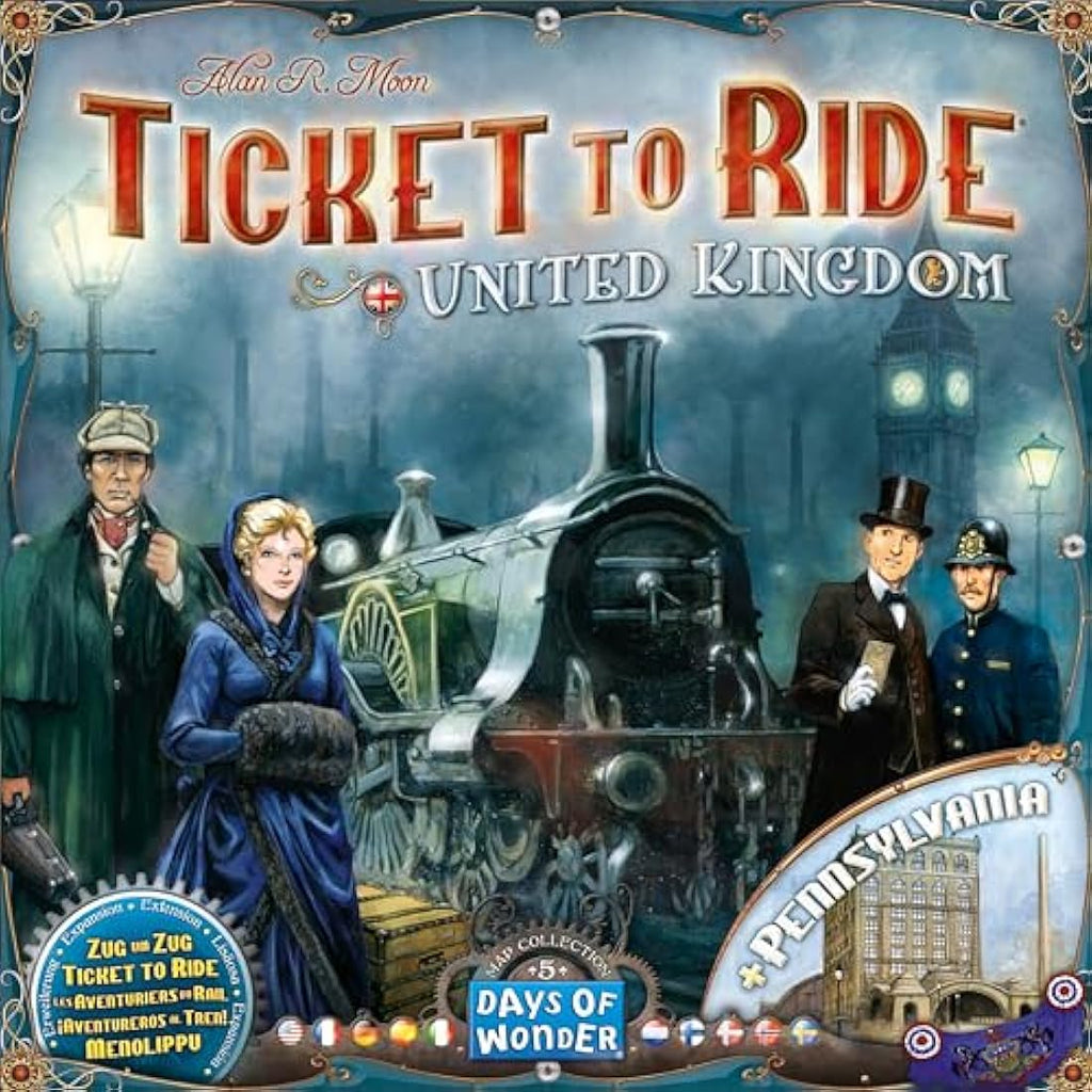 Days of Wonder Ticket to Ride: United Kingdom & Pennsylvania Expansion