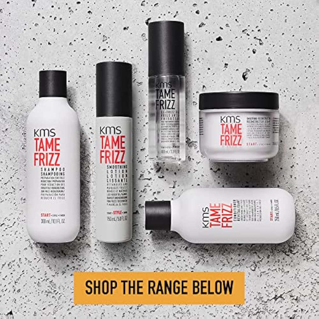 KMS TameFrizz Shampoo – Anti-Frizz Smoothing for Coarse Hair