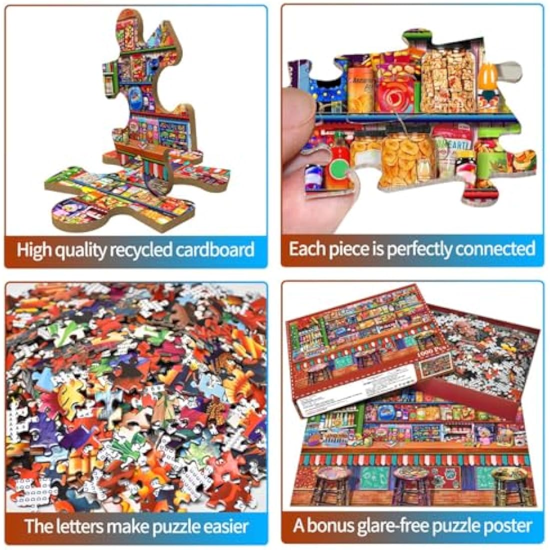 Jolof Store Candy Shop Jigsaw Puzzle - 1000 Piece Game for Adults