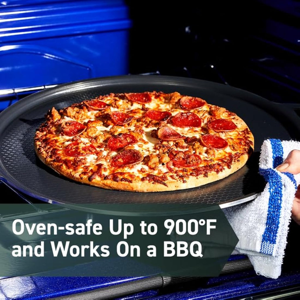 HexClad Hybrid Nonstick Pizza Steel – 14-Inch Stainless Steel & Ceramic