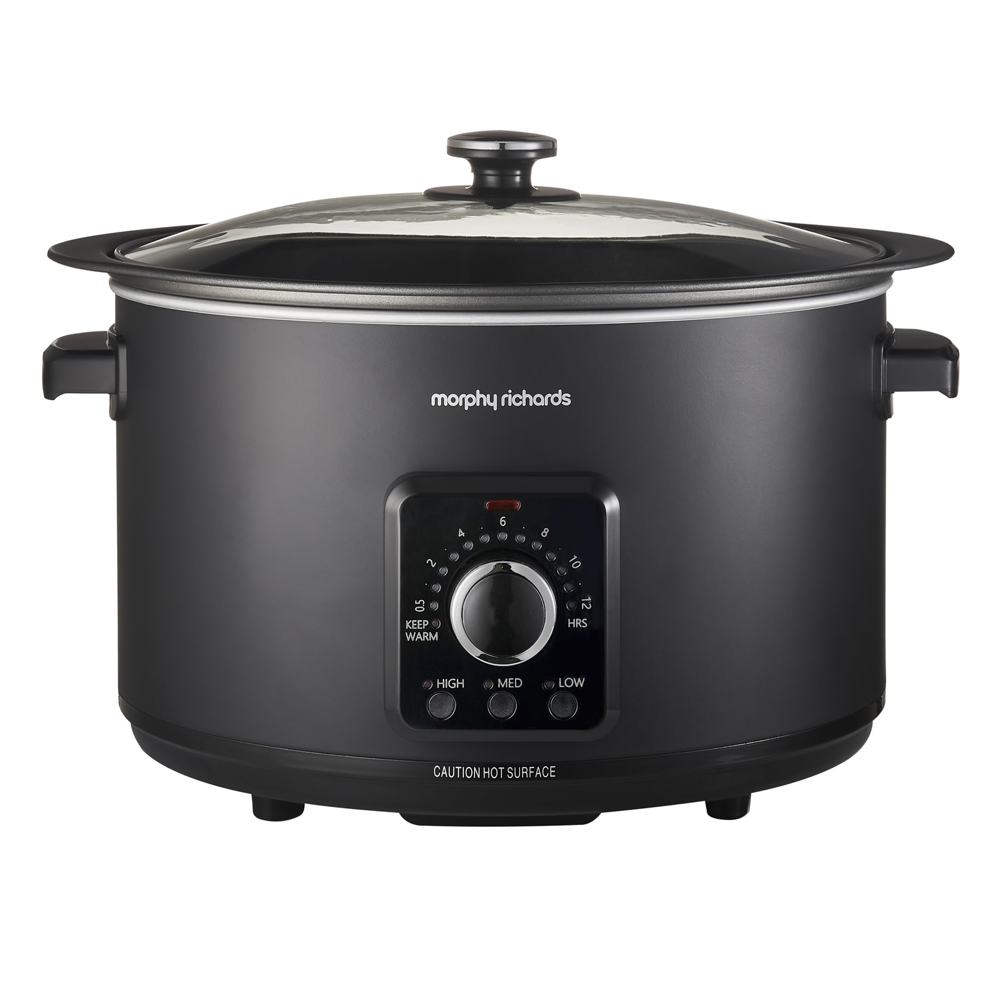 Morphy Richards 6.5L Easy Time Slow Cooker – Hob Proof & Matte Black