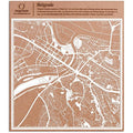 Belgrade City Map – Laser Cut Paper Art Wall Decor 30x30cm