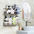2-Pack Shower Caddy | Stainless Steel Adhesive Bathroom Shelf