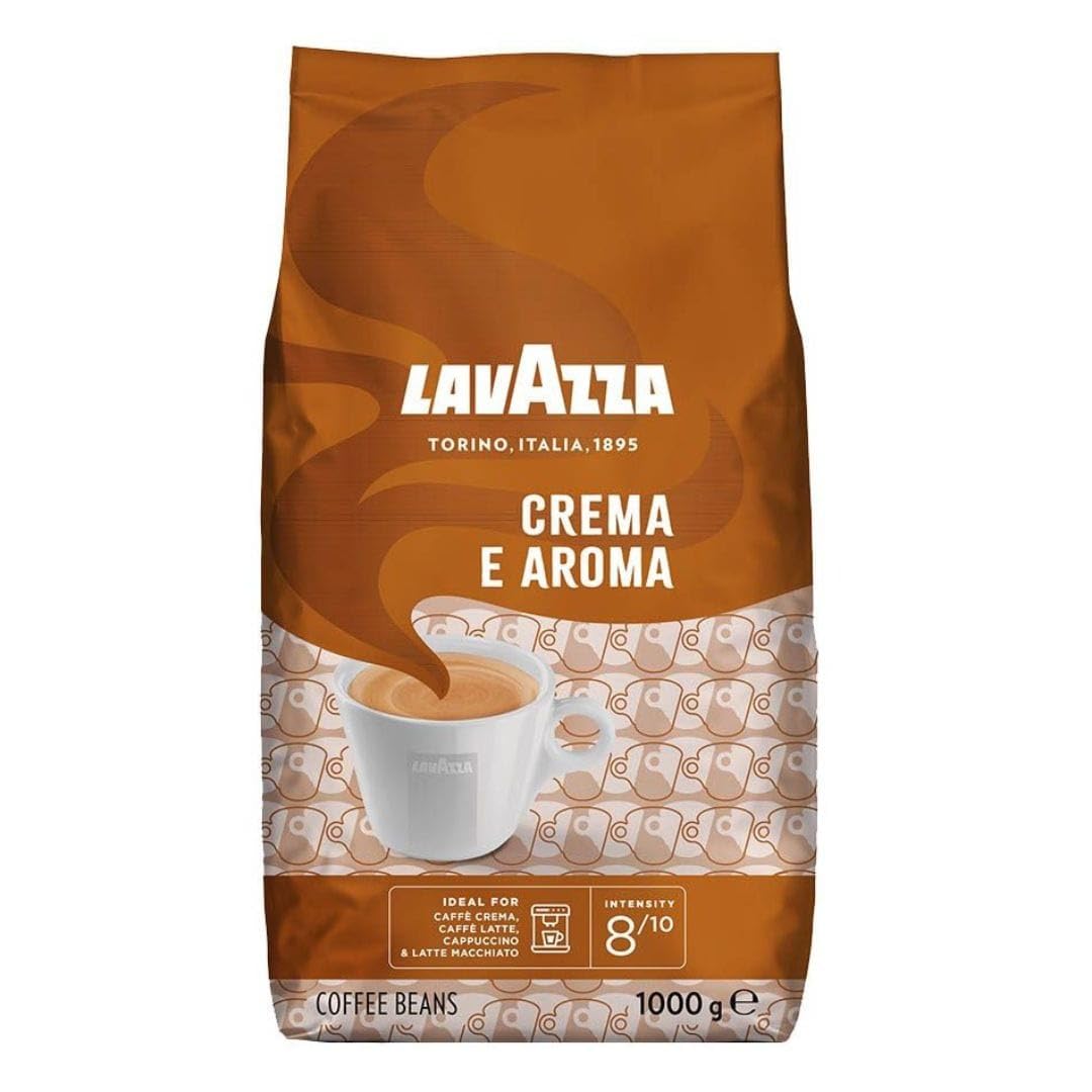 Lavazza Crema e Aroma Whole Bean Coffee - Arabica & Robusta, 1kg