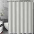 Lerores Grey Shower Curtain – 120x180cm Anti-Mould Weighted Hem Polyester