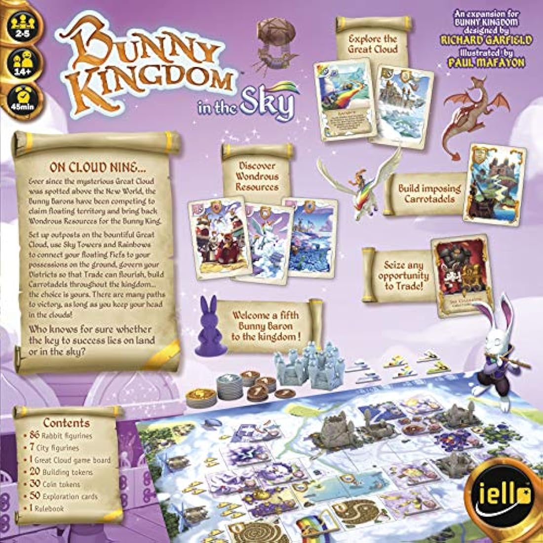 Iello Bunny Kingdom in the Sky Board Game Expansion - 2-5 Players