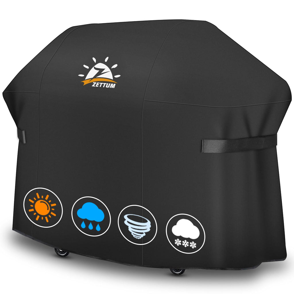 Zettum 190cm BBQ Grill Cover | Waterproof 600D Oxford for Weber Summit
