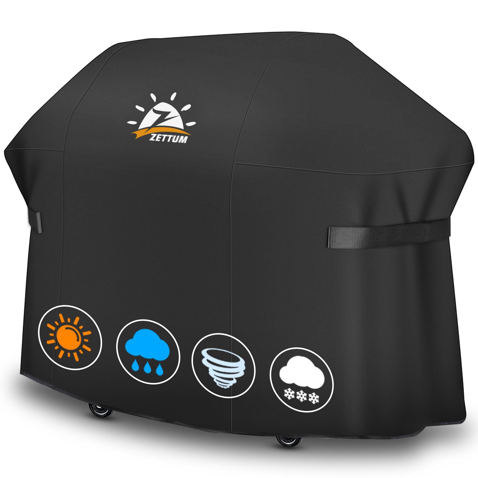 Zettum 190cm BBQ Grill Cover | Waterproof 600D Oxford for Weber Summit