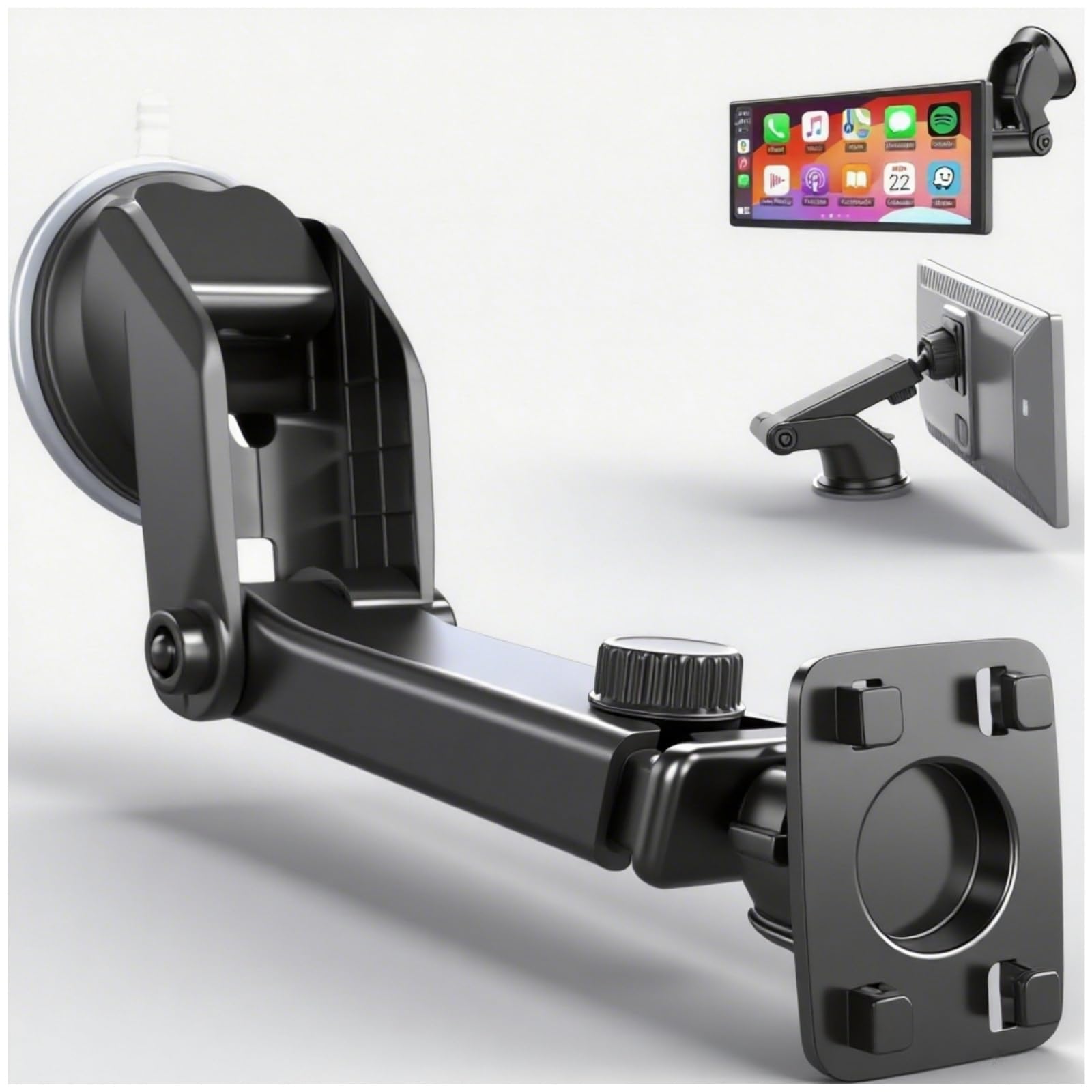 Epronic Apple CarPlay Mount - 360° Suction Cup Dashboard Holder