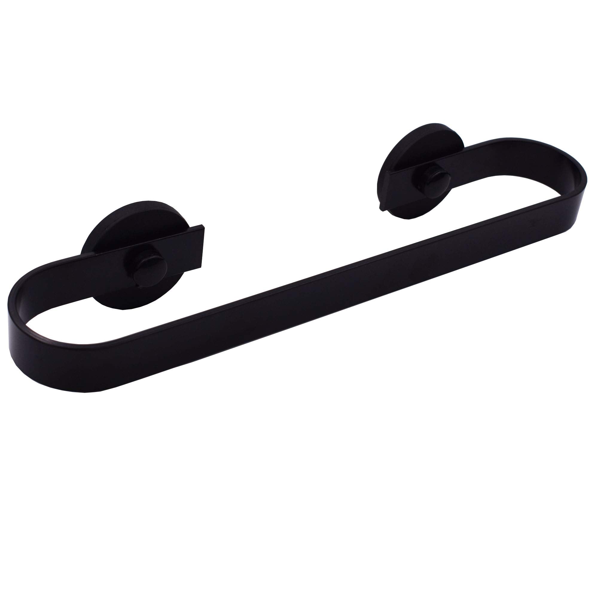 YYST Magnetic Towel Rack Holder for Refrigerators – Black, 1 Lb Capacity
