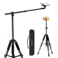 Elitehood Overhead Phone Tripod - 150cm Adjustable Stand with 64cm Arm