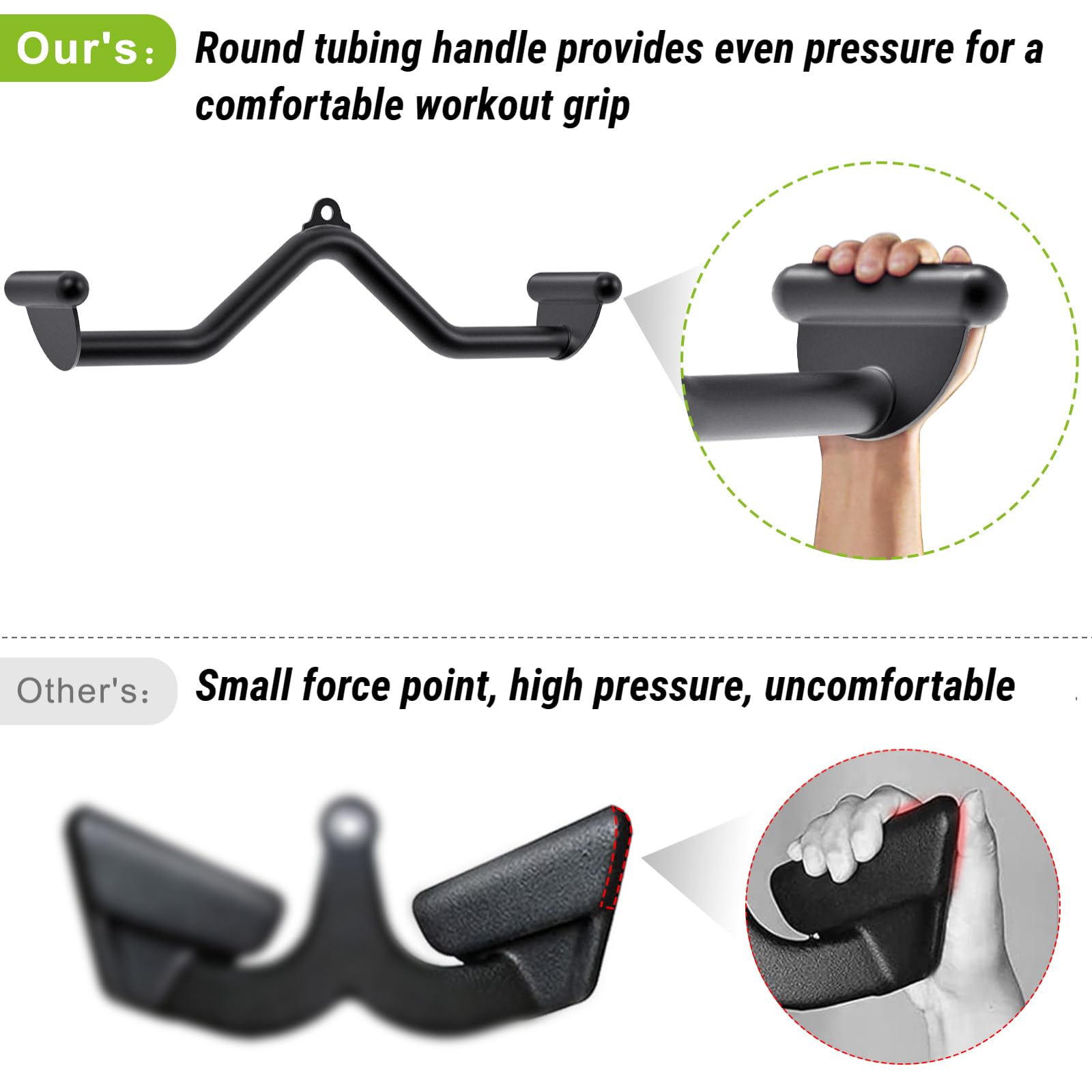 SELEWARE LAT Pull Down Bar Set | Heavy Duty Steel Cable Attachments