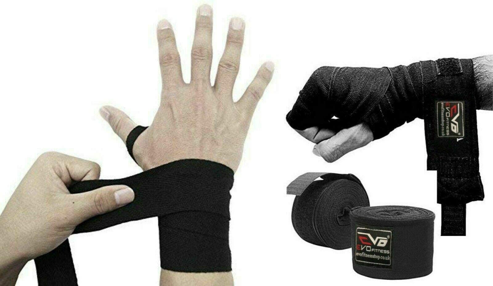 EVO Fitness Matte Boxing Gloves and Focus Pads Set - Maya Nubuck Leather