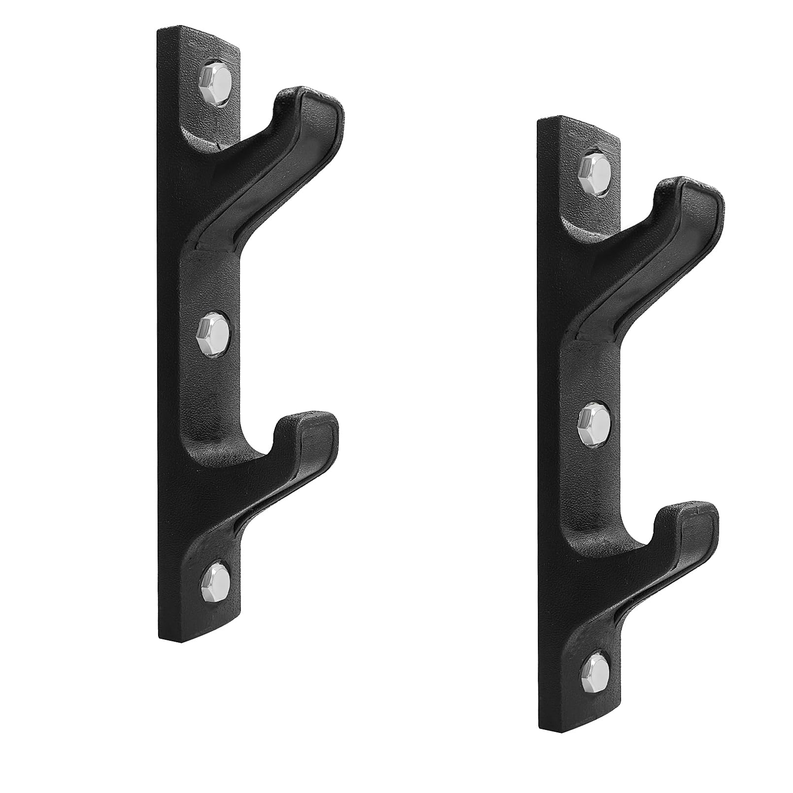 Aoneky Wall Mounted Barbell Rack – Heavy Duty Steel Olympic Bar Holder