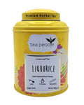 Tea People Liquorice Root Herbal Tea - 125g Tin Caddy - Caffeine Free