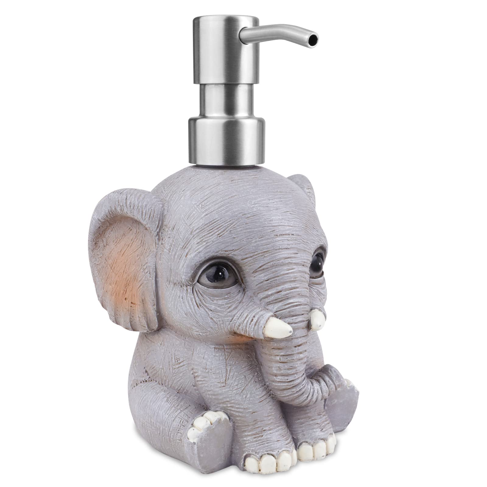 Elephant Resin Soap Dispenser | Refillable Rust Proof Pump