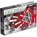 Geomag Magnetic Construction Set – Black and White Panels, 104 Pieces