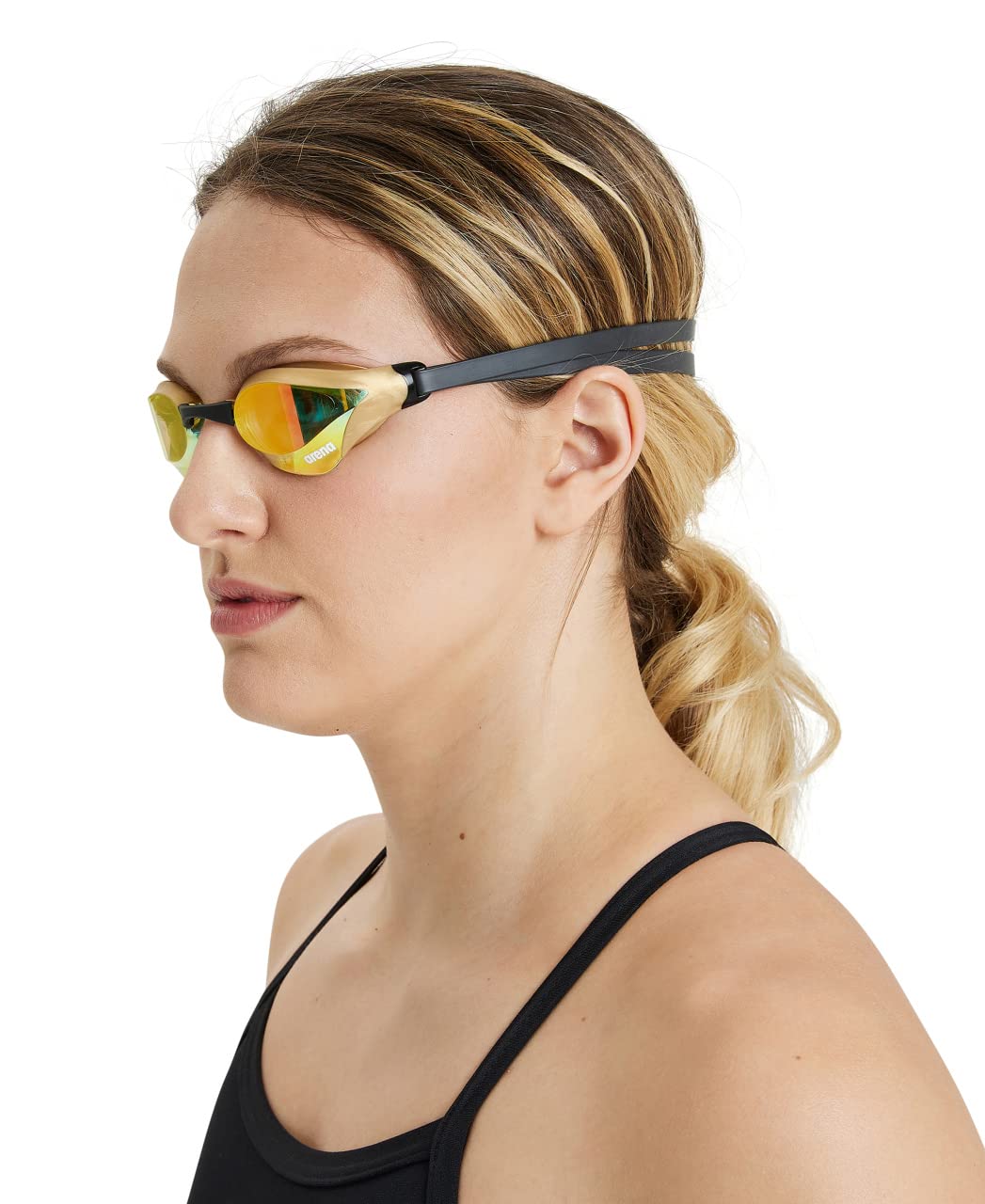 arena Cobra Core Swipe Mirror Racing Goggles – Anti-Fog Swimming Eyewear