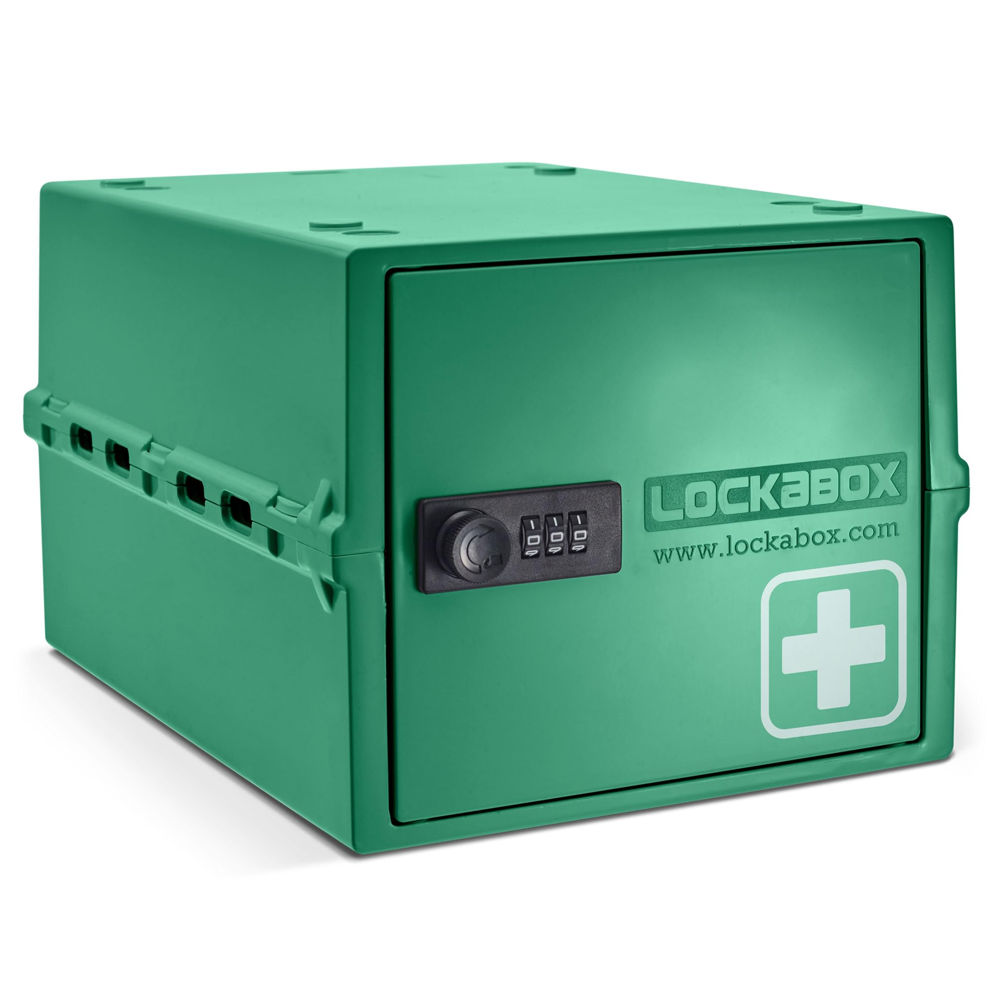 Lockabox One Medi Green | 10L Lockable Medicine Box with Combination Lock