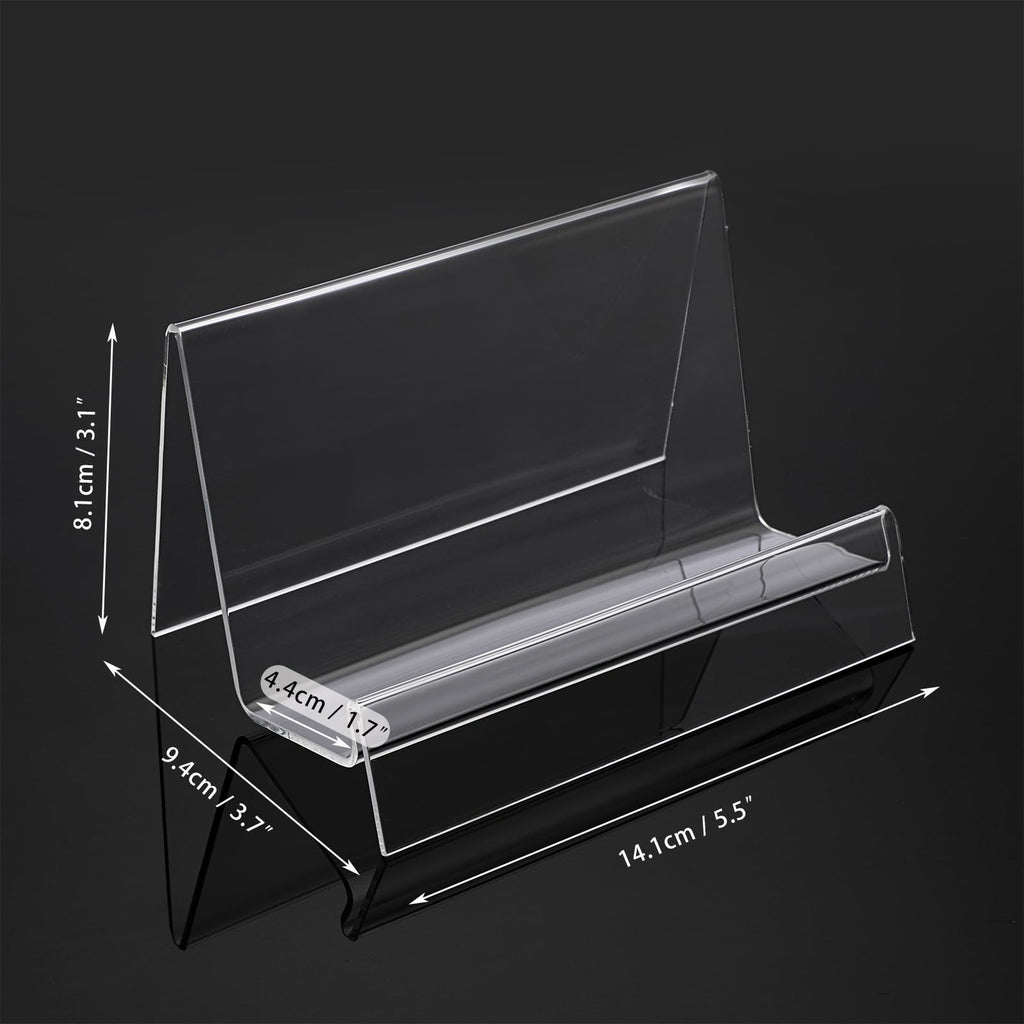 SUMNACON 8pcs Acrylic Purse Wallet Display Stand, Clear Only Stand - image 3